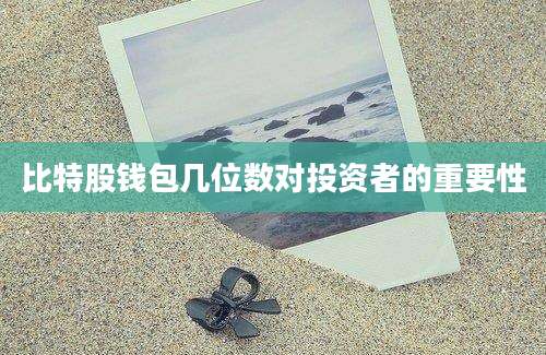 比特股钱包几位数对投资者的重要性