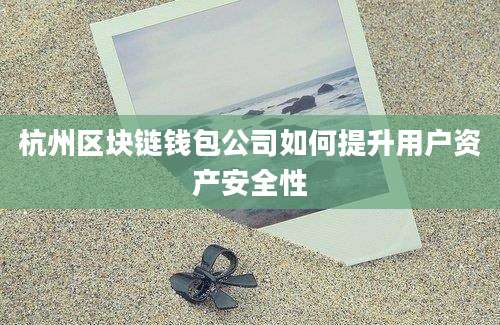 杭州区块链钱包公司如何提升用户资产安全性