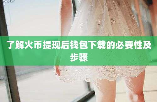 了解火币提现后钱包下载的必要性及步骤
